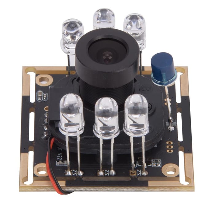 USB Cameramodule Board OV9732 Chip IR CUT Infrarood Gezichtsherkenning 1280x720 30fps 72 graden blue