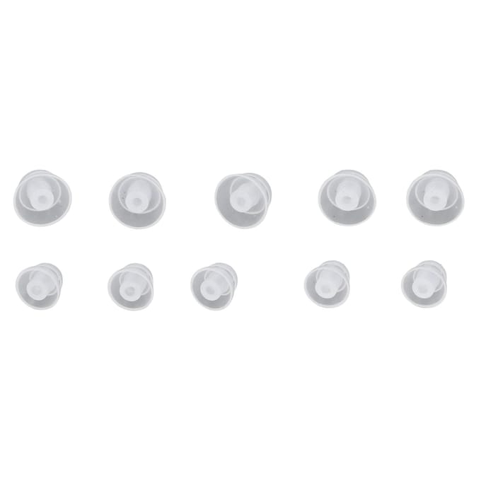 20 stuks Geluidsversterker Oordopjes Siliconen Oortips Vervanging Zacht Comfortabel Zakformaat Geluidsversterker Koepels voor white