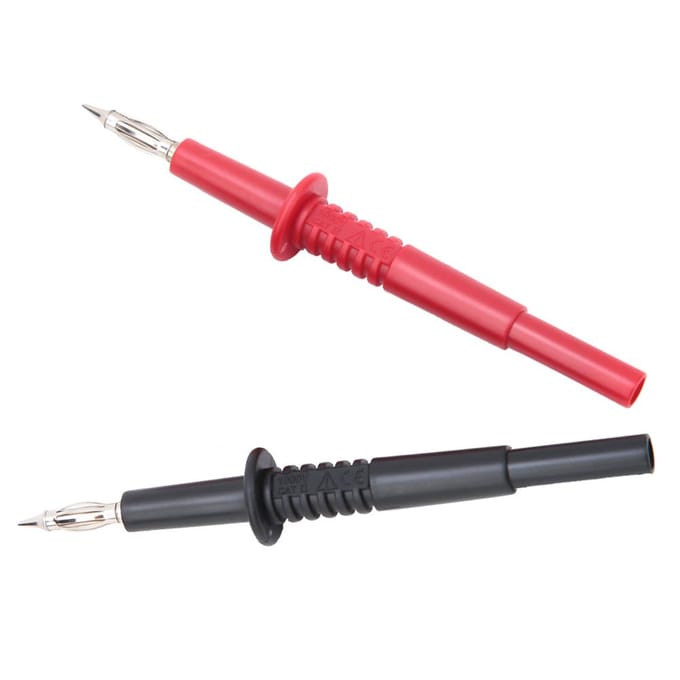 2 STUKS P5011 4mm Banaanstekker Testprobe Banaanstekker Test voor Multimeter red