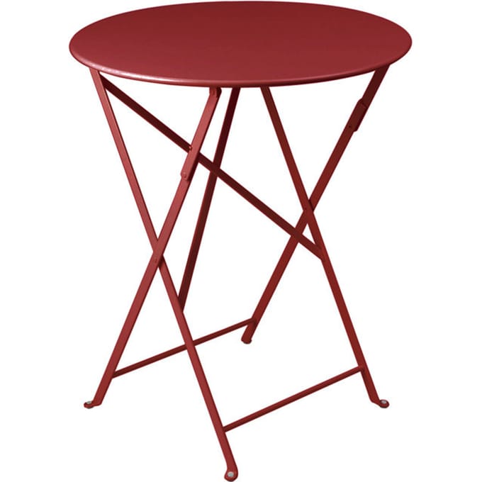 Fermob BISTRO klaptafel rond - 43 chili mat - Ø 60 cm