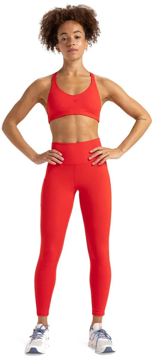 Roxy Heart Into It Ankle Leggings Rood S Vrouw