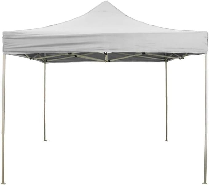 Vouwpaviljoen - Feesttent Klapdak - Tuinfeest Organiseren - 100% Waterdicht - 2 x 2 m - Wit