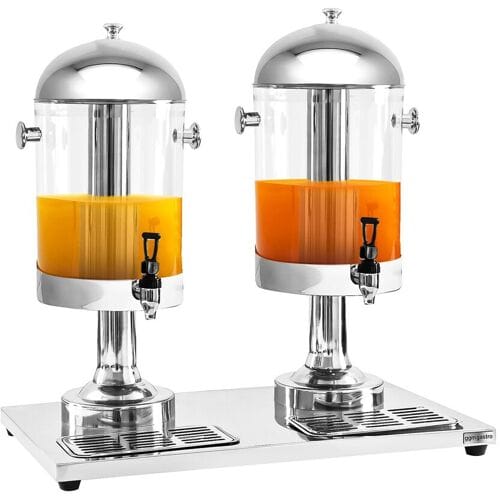 GGM Gastro Saftspender - 2x 7,5 Liter - Edelstahl
