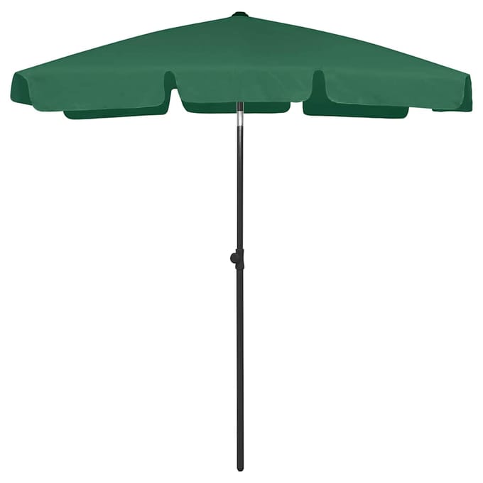 vidaXL - Strandparasol - 180x120 - cm - groen