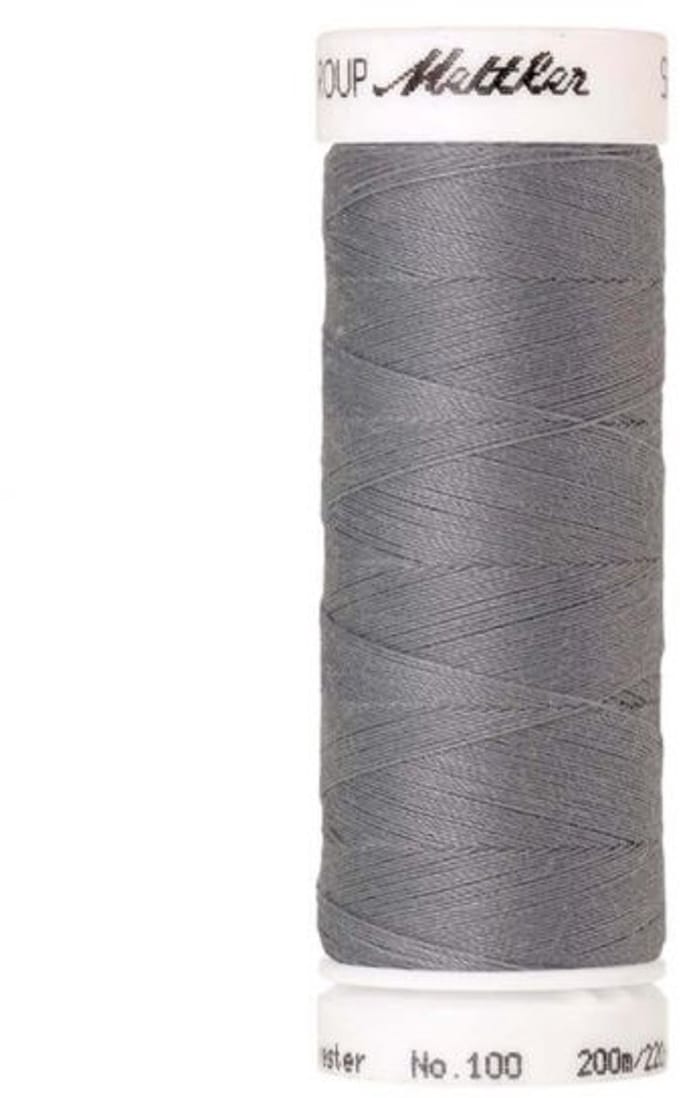Amann Mettler Seralon Naaigaren – Summer Grey (3501) – 200 m – No. 100 – 100% Polyester – Per Stuk