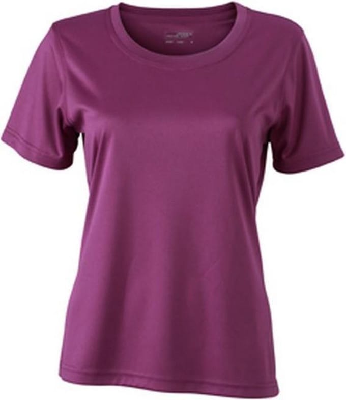 James and Nicholson Vrouwen/dames Actieve Tee (Paars)