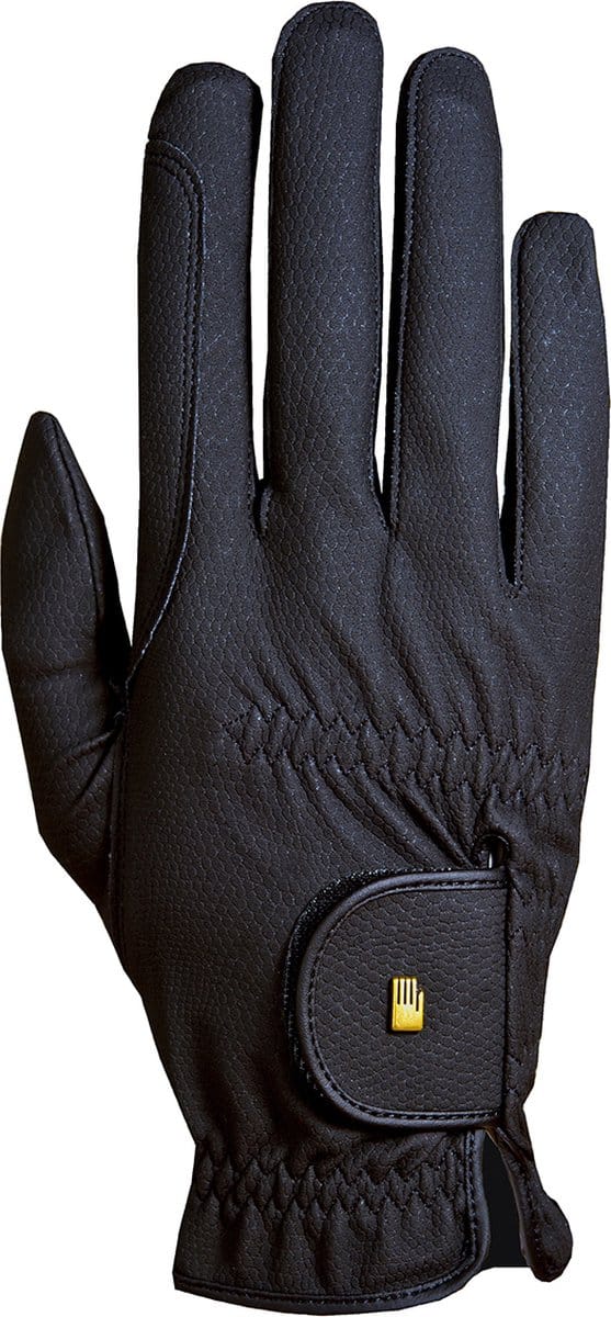 Handschoen Roeckl-Grip Black - 7 | Paardrij handschoenen