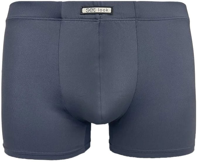 Set heren boxershort microfiber - Urban - Donkerblauw / M
