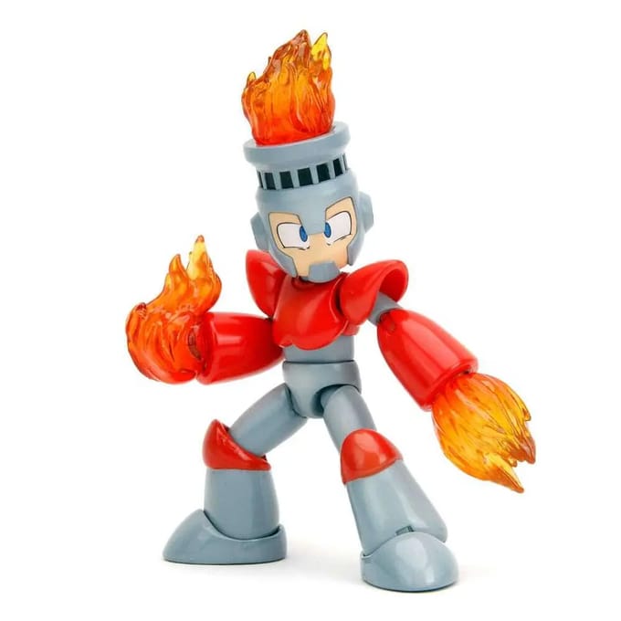 Jada Toys Mega Man Action Figure Fire Man 11 cm Action Figuur - Limited Edition - Merchandise Videogame