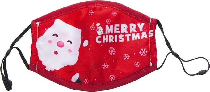 Premium Mondmasker – Kerstprint – Rood Wasbaar