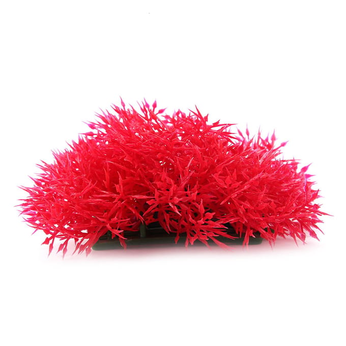 Aquarium Vissenkom Accessoires Decor Groen Gras Kunstmatige Plastic Waterplant red