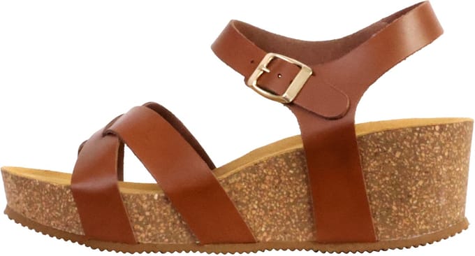 Leren sandalen met sleehak van Noga Ety Edge