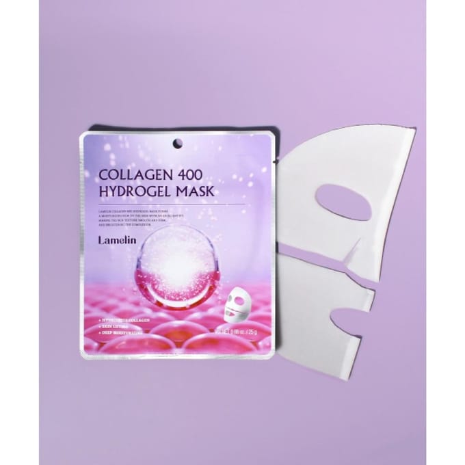 Lamelin Collageen 400 Hydrogel Masker Pak 10 Vel 25g NONE white