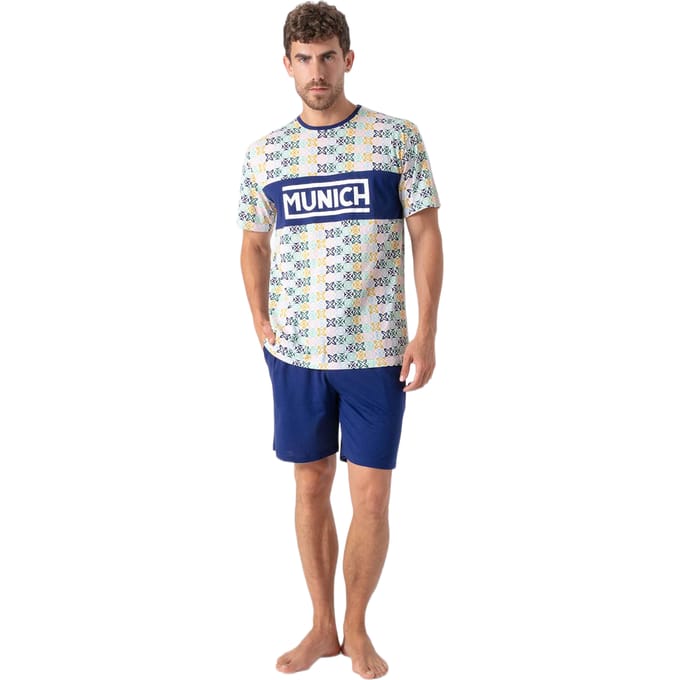 Heren Zomer Korte Pyjama's MU9