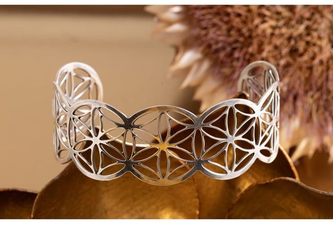 Levensbloem armband klein