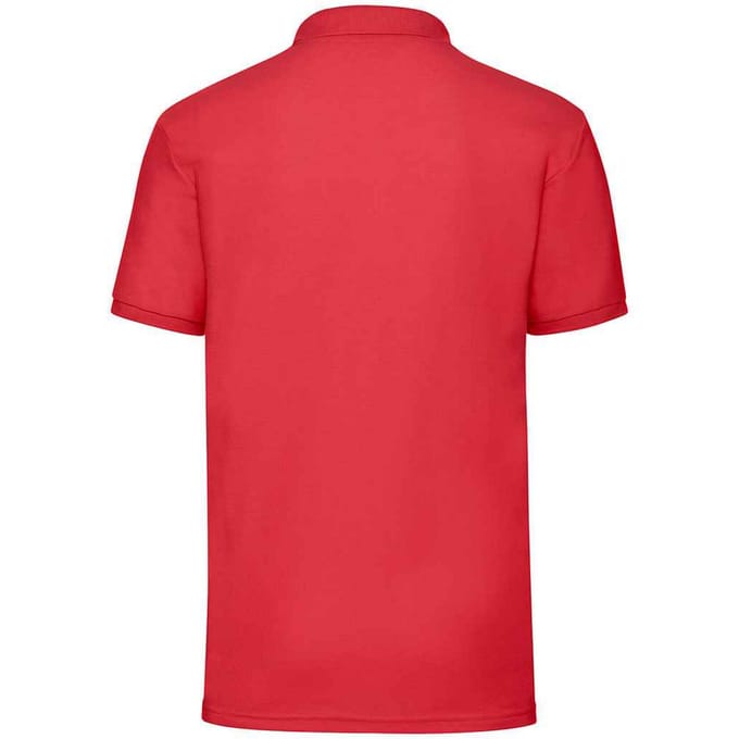 Fruit of the Loom Heren Piqué Polo Shirt (Rood)