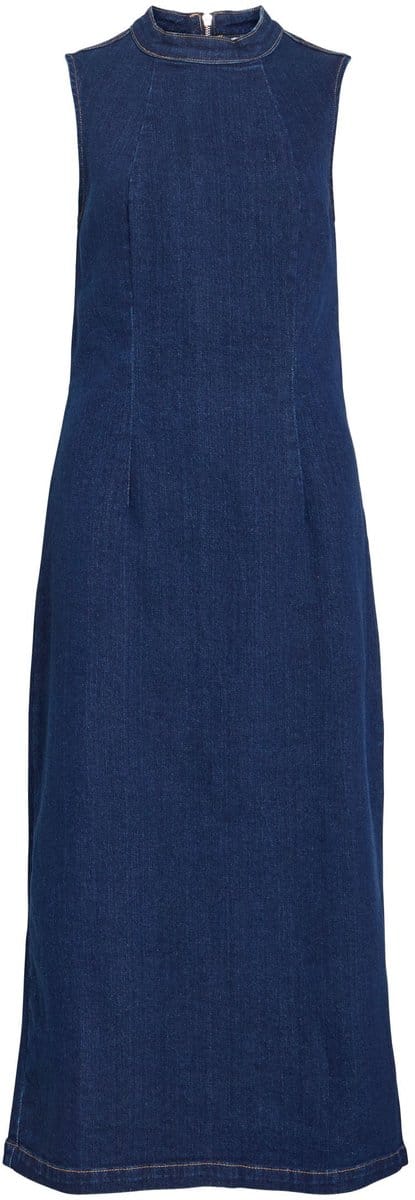 VILA Denim jurk VIWIONA Midi