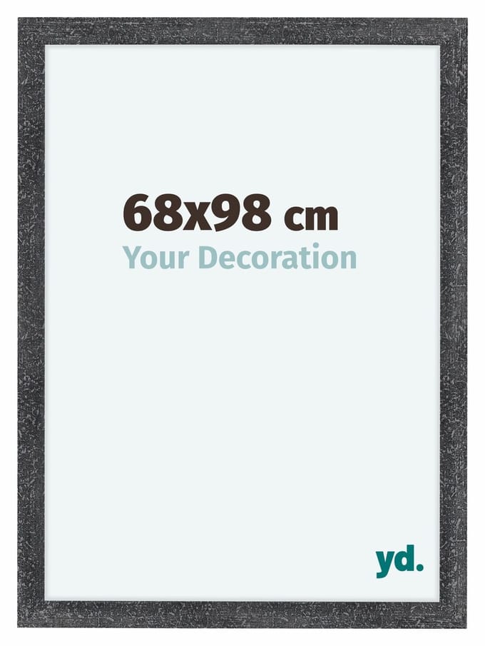 Your Decoration - Fotolijst 68x98 cm - MDF - Grijs Geveegd - Como