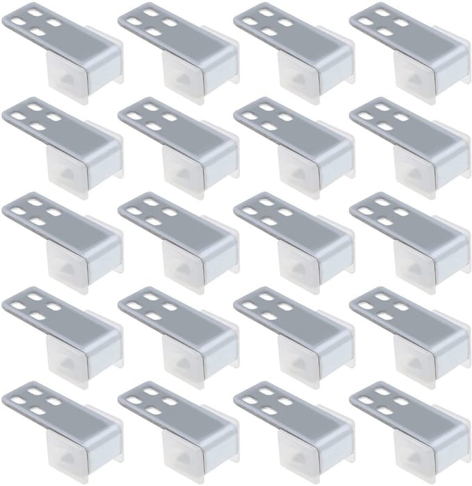 Allecto - Bekleding Meubels Spring Clips - 20 Stuks - Zilver