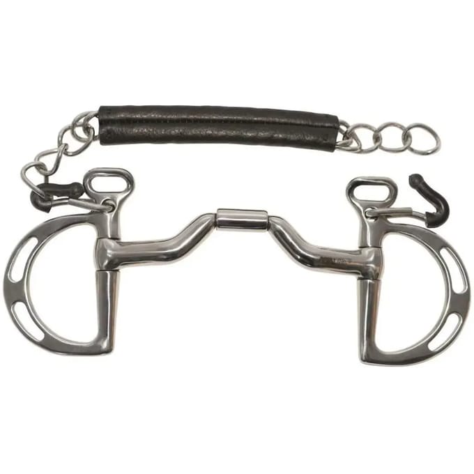 Spaans bit voor paarden met tonggang Metalab Elité