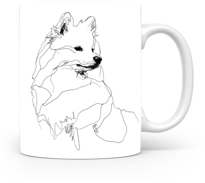 Beker Japanse Spitz