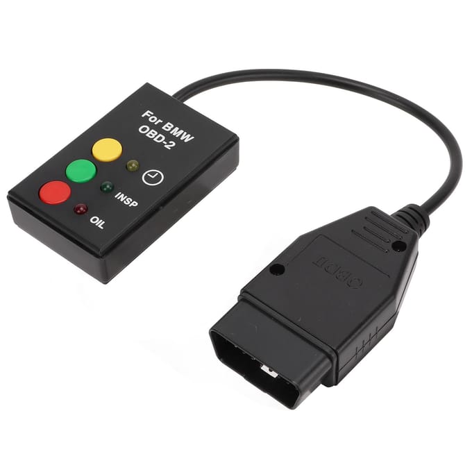 OBD2 Reset Olie Service Licht Tool 16PIN 3 Knop Multifunctioneel Vervanging voor Land Rover black