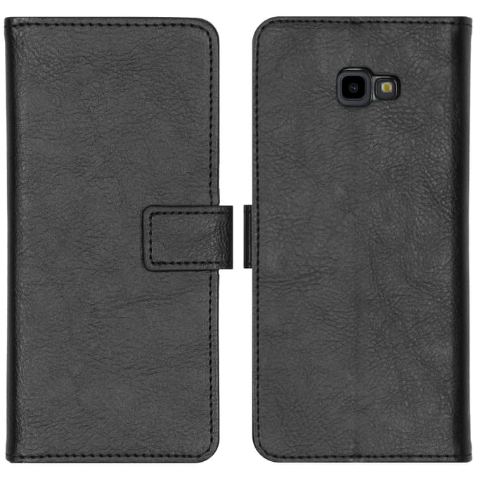imoshion Hoesje - Geschikt voor Samsung Galaxy J4 Plus - Luxe Bookcase - Zwart