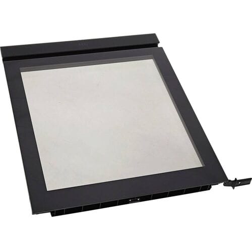AEG deur compleet, glasplaat, zwart, 716x595x35 4055966388