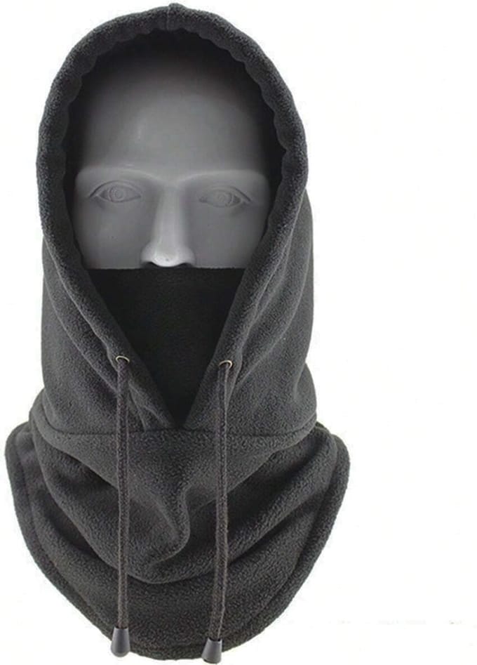 Fleece 3-in-1 Muts - Grijs | One size | Polyester | Skimasker / Bivakmuts | Fashion Favorite