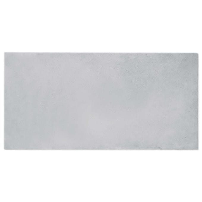 vidaXL - Antislip - vloerkleed - van - imitatie - konijnenbont - OLITE - Grijs