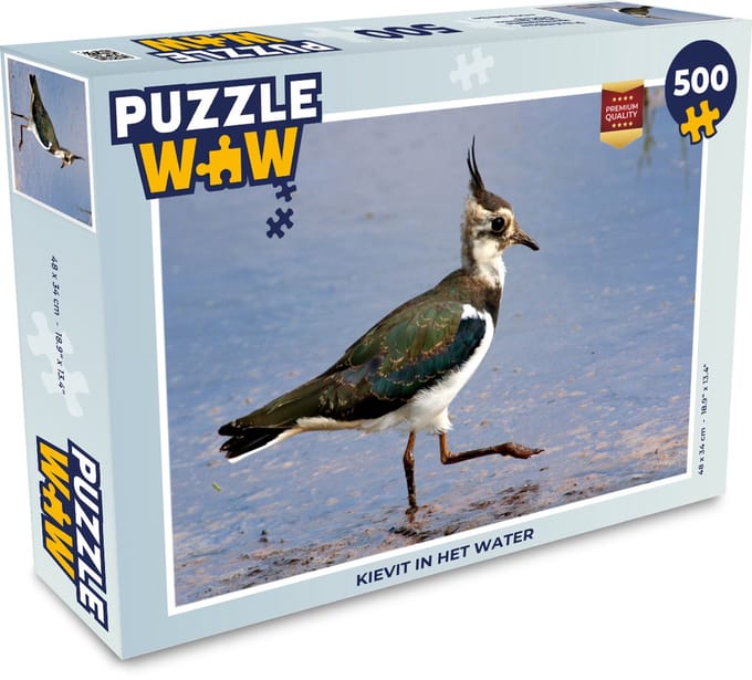 Puzzel Kievit in het water - Legpuzzel - Puzzel 500 stukjes