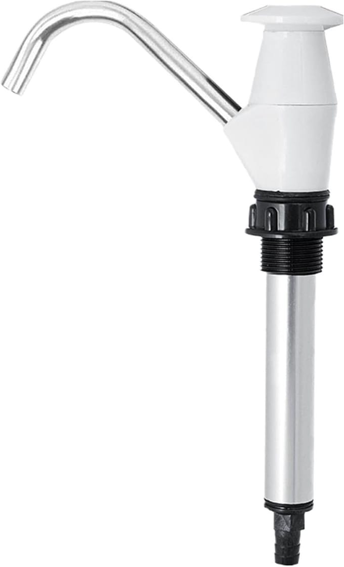 Handmatige Waterpomp - Kraanpomp - Water Pompen Buiten - Geen Stroom Nodig - 41 cm Uitgeschoven - Wit