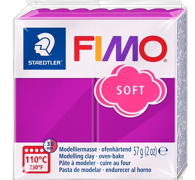 Staedtler FIMO Soft 8020 Boetseerklei 57g Paars 1stuk(s)