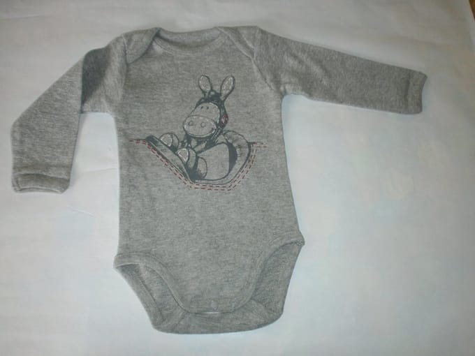 noukie's 2 pack , bodyset , jongen , grijst , lange mouw , paco , 3 maand  62