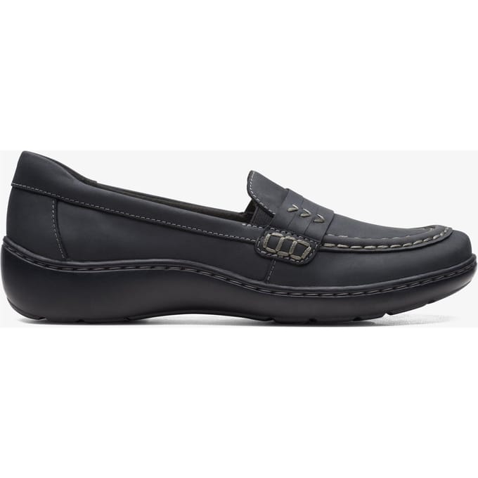 Cora Ashly Zwarte Leren Schoenen