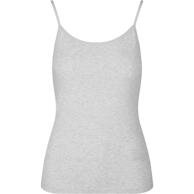 Urban Classics - Basic Cotton 2-Pack Tanktop - M - Grijs/Grijs