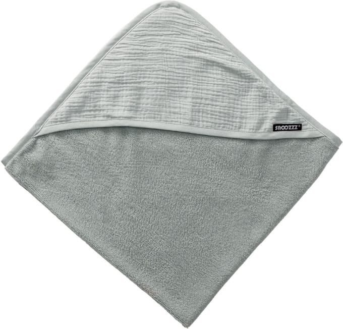 Snoozzz Badcape - 100% Badstof Katoen - 75x75 cm - Champagne
