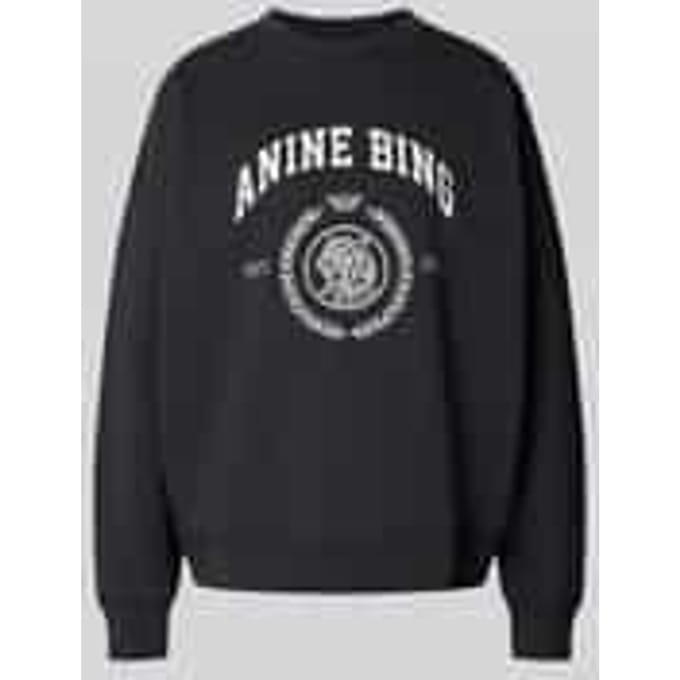 oversized fit sweatshirt met logoprint