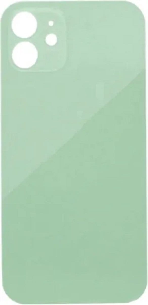 Voor iPhone 12 Achterkant Glas Behuizing Groen