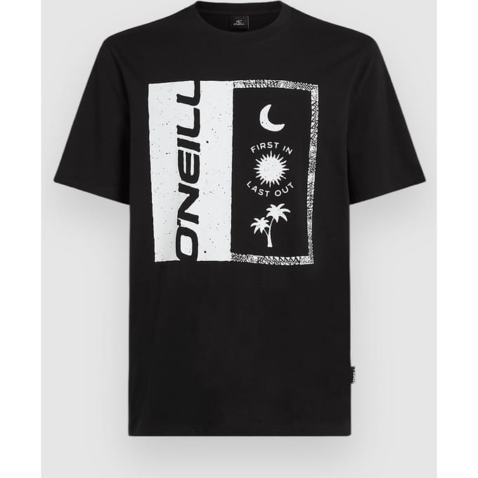 O'Neill Front Print T-Shirt zwart