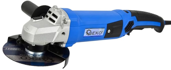 GEKO Haakse slijper - 125 mm - 1200W - ergonomische grip - variabele snelheid