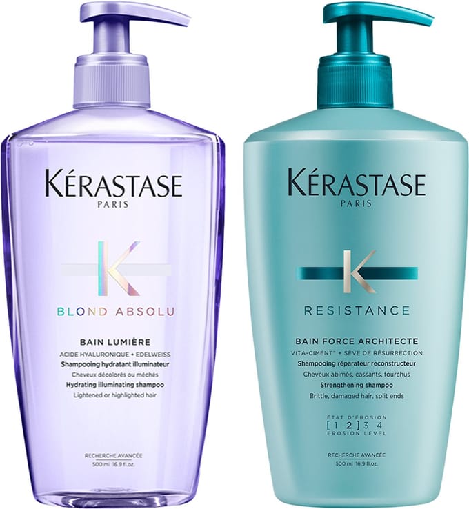 Kérastase - Blond Absolu Lumière & Résistance Force Architecte Shampoo - Voordeelset