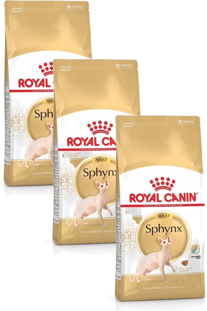 Royal Canin Sphynx Adult - Kattenvoer - 3 x 2 kg