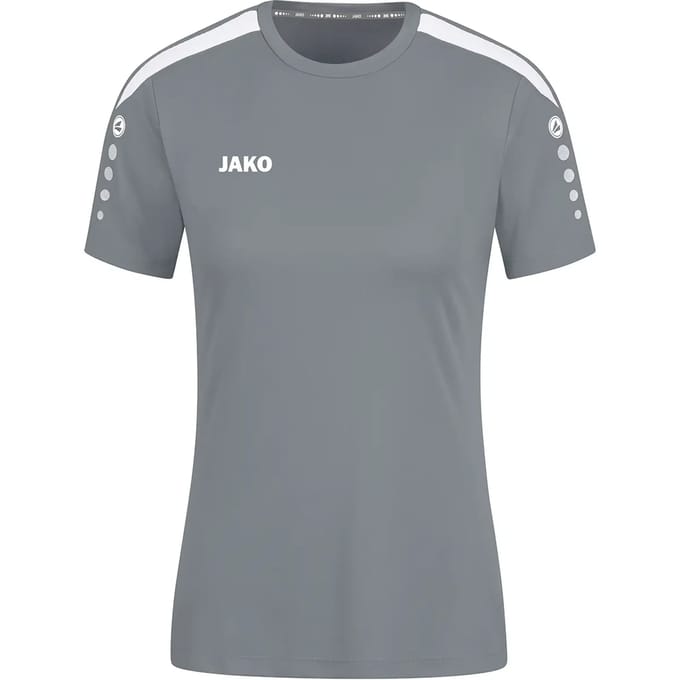 Jako Power Shirt Korte Mouw Dames - Steengrijs | Maat: 38