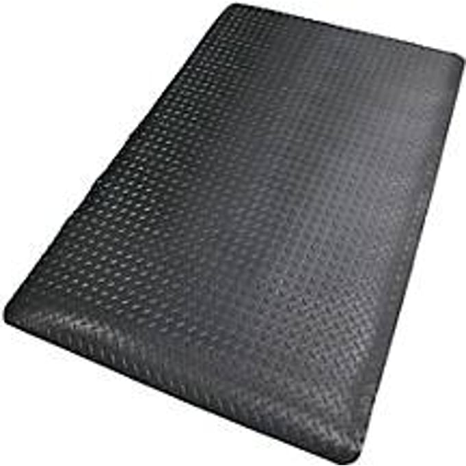 Vloerbedekking dekplaat, pvc-schuim 900 mm Zwart