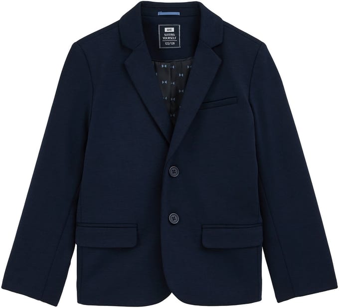 WE Fashion Jongens regular fit blazer met stretch