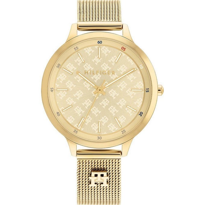 Tommy Hilfiger Iris Dames Horloge Goudkleurig 1782588
