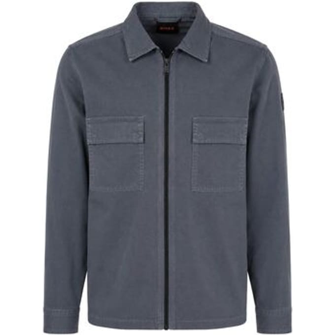 BOSS Overshirt Lorum Donkerblauw - Maat XL - Heren