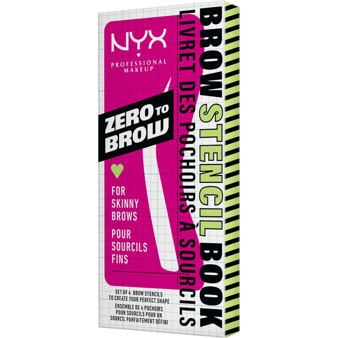 NYX Professional Make-Up Zero To Brow Stencil For Skinny Brows 1 st
