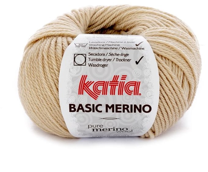 Katia Basic Merino - 10 zand - Wol/Acryl Garen